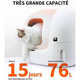 Litière automatique connecté pour chat PETKIT Puramax