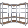 etagere d'angle de rayonnage modulable. Rangement pour garage, cuisine...