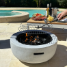 Brasero 2 en 1 - barbecue et chauffage pratique