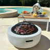 Brasero 2 en 1 - barbecue et chauffage pratique