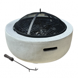 Brasero 2 en 1 - barbecue et chauffage pratique