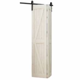 Rail porte pliante - 2M - En applique - Porte pliante - Noir