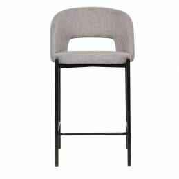 Chaise haute de bar en tissu. Chaise moderne et pas cher