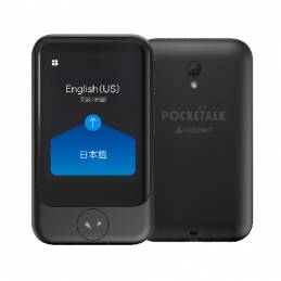 POCKETALK MODELE "S" AVEC CAMERA - NOIR