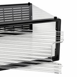 Lot de 12 Boîtes à Chaussures/Sneakers crystal noires