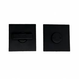 Poignées de porte sur rosace noir mat - Modèle Mathilda