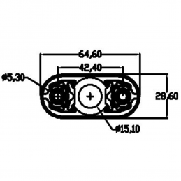 Poignée de fenêtre oscillo-battante PVC laqué blanc RAL 9016