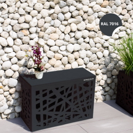 Cache climatisation Amazonian Gris anthracite RAL7016