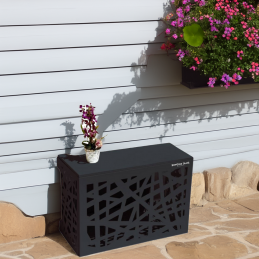 Cache climatisation Amazonian Gris anthracite RAL7016