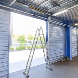 Échelle Multifonction Pliable 4x5 marches 6 en 1 - 5.7m - 100% aluminium - Avec plateforme échafaudage