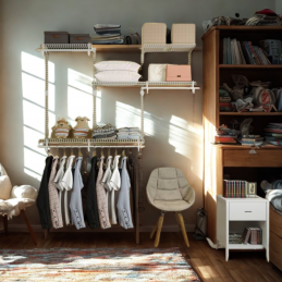 etagere murale métal