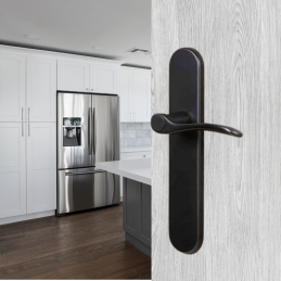 Poignées de porte EASY-K Ersa sans perçage noires 220x40mm