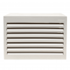 Cache climatisation blanc en Aluminium