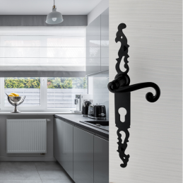 Poignées de porte COQ  vieil argent