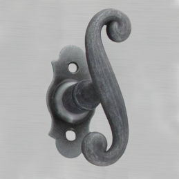 Poignées de porte COQ 330x36 cylindre, vieil argent