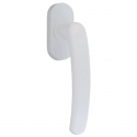 Poignée de fenêtre oscillo-battante PVC laqué blanc RAL 9016