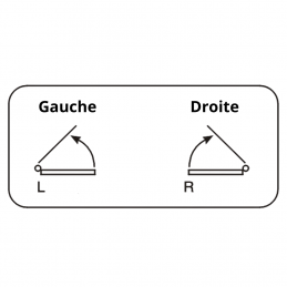 charnière invisible porte