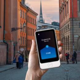 POCKETALK MODELE "S" AVEC CAMERA - BLANC