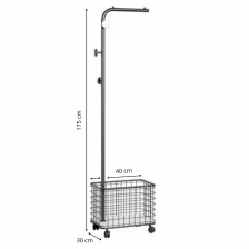 portant vetement roulettes