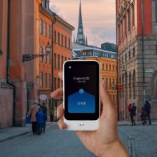 POCKETALK MODELE "S" AVEC CAMERA - BLANC