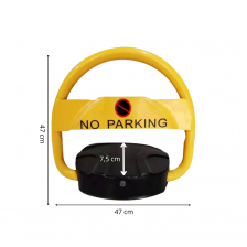 Barrière parking automatique batterie lithium
