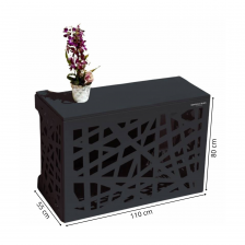 Cache climatisation Amazonian Gris anthracite RAL7016