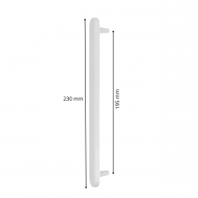 Plaque aveugle et anti-vol - Aluminium - Blanc RAL9016 - Lot de 4