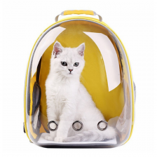 Sac à dos de transport pour animaux - Chats et chiens - Jaune