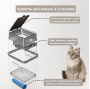 Neakasa PooGuard poubelle à litière pour chat - Grise