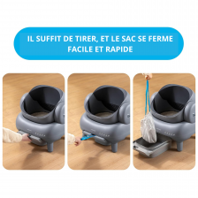 Lot de 2 rouleaux de sacs poubelle Neakasa