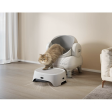 NEAKASA M1 Litière automatique pour grands chats, Blanc + Airstep Purificateur d'air