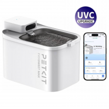 Petkit EVERSWEET MAX UVC Fontaine à eau connectée pour animaux, 3L, 83jours d'autonomie