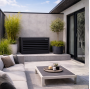 Cache climatisation - Venetian - Aluminium - Gris anthracite RAL7016 - Taille médium