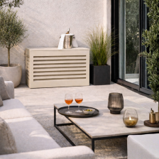 protège climatiseur en aluminium tendance