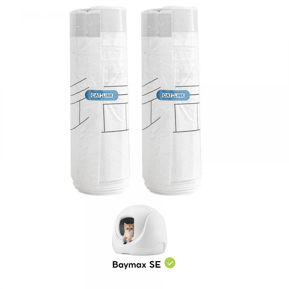 Catlink 2 rouleaux de sacs poubelle pour litière automatique Baymax
