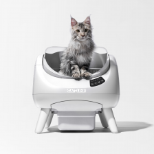 Catlink Open-X Litière autonettoyante pour chats - Blanc