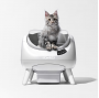 Catlink Open-X Litière autonettoyante pour chats - Blanc