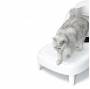 Catlink Marche pour litière autonettoyante Open-X - Blanc