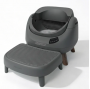 Catlink Marche pour litière autonettoyante Open-X - Gris foncé