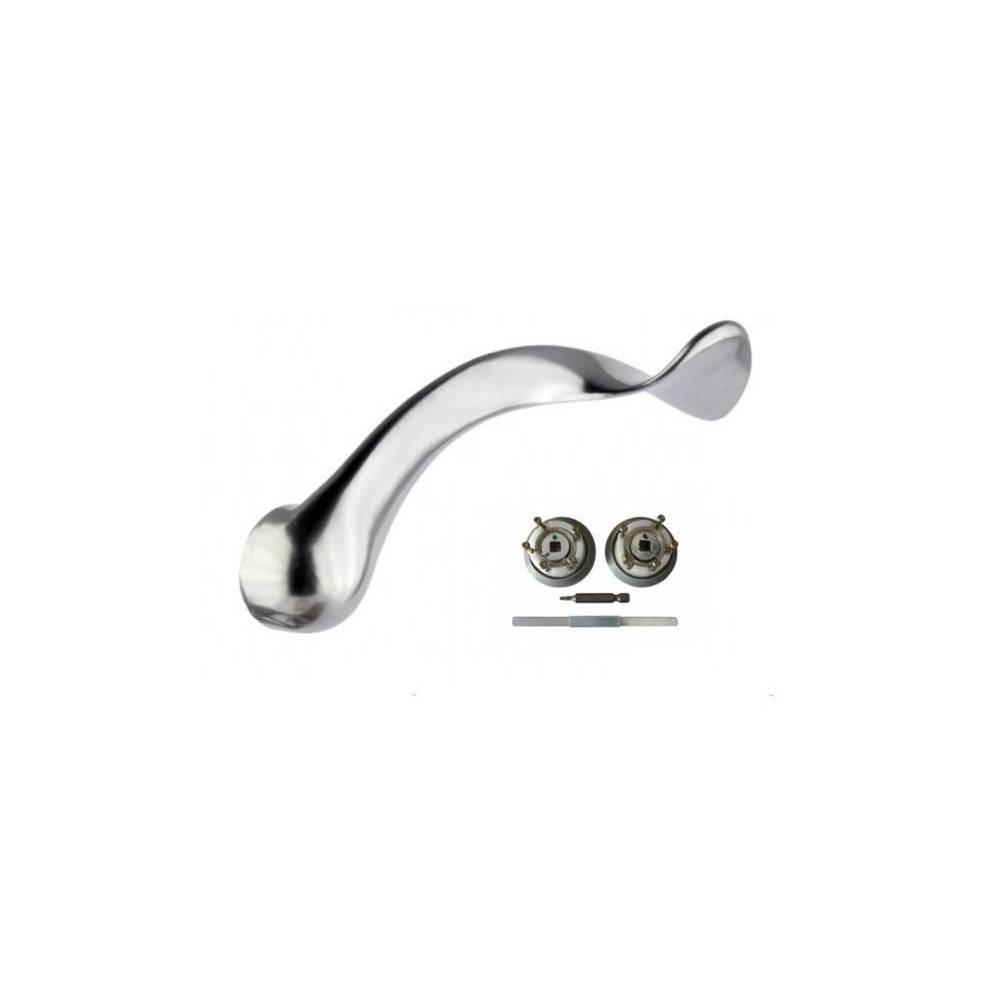 Poignée Anti-contamination - Ouverture coude - Ulna Silver + mécanisme