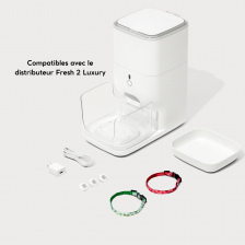 Catlink Lot de 2 colliers connectés pour distributeur de croquettes Fresh 2 Luxury