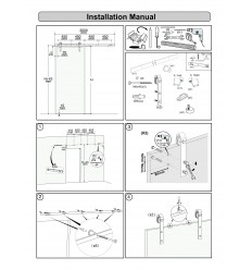 Dispositif dite de fermière pour porte coulissante extérieur