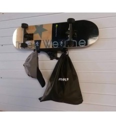 2 Packs Support Mural Pour Skateboard En Acrylique Noir - Temu France